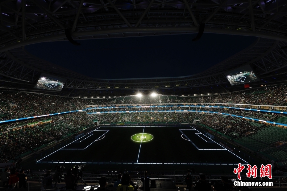 两年修复后的工体焕新迎中超之夜玉树藏族青少