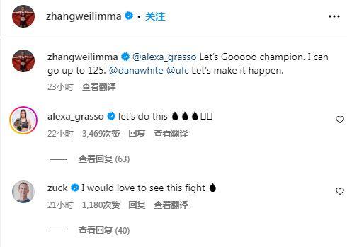 中国格斗女王张伟丽挑战UFC蝇量级冠军格拉索