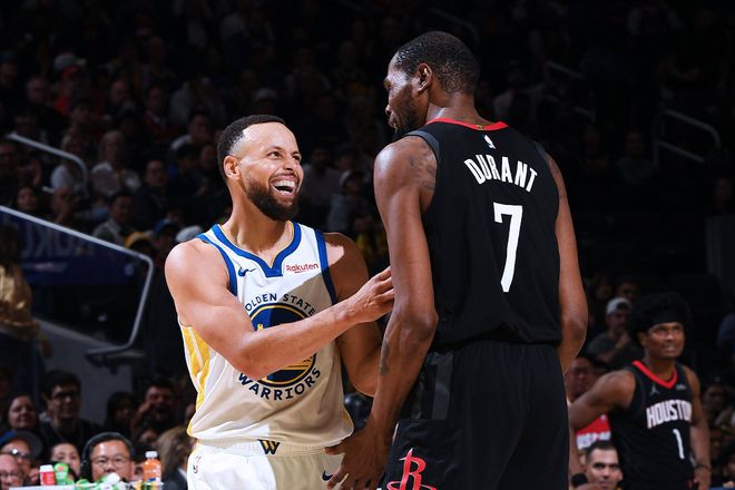 库里绝杀三分不中 勇士惜败火箭杜兰特回应老队